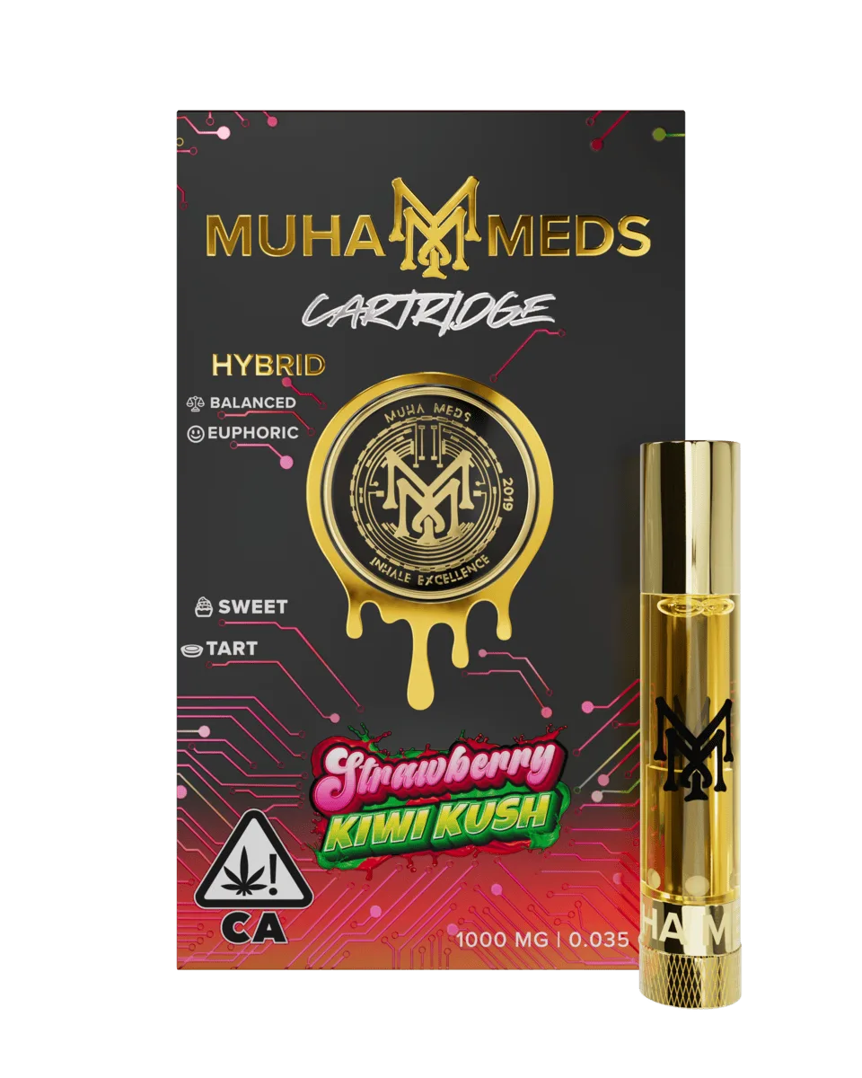 Muha Meds | Strawberry Kiwi Kush | 3rd Gen Cartridge | 1g