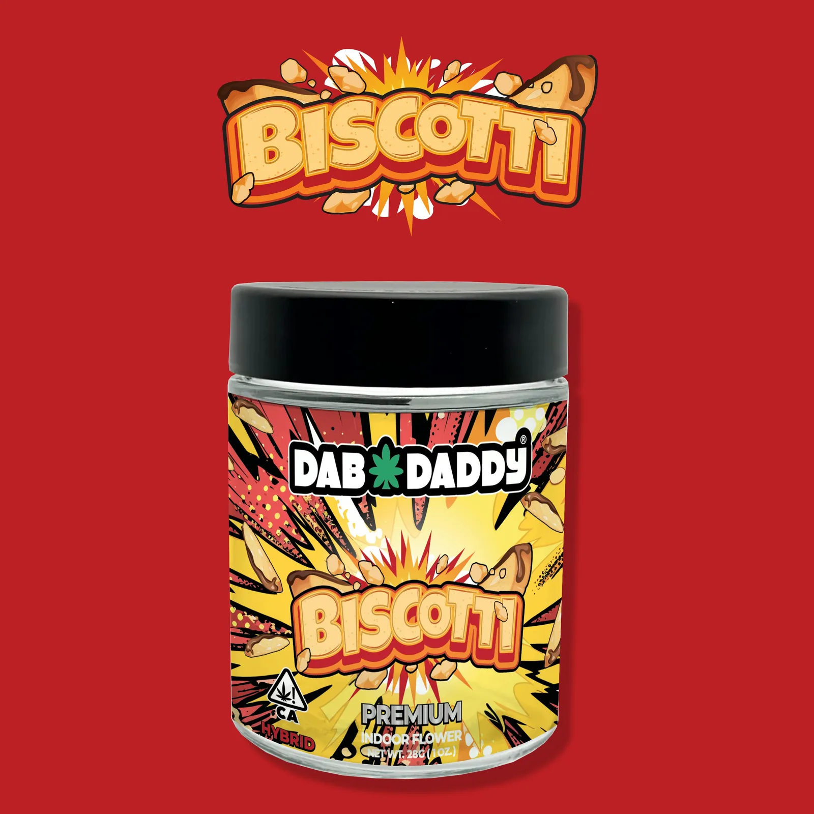 Biscotti Flower Dab Daddy® 28g Premium Indoor Flower