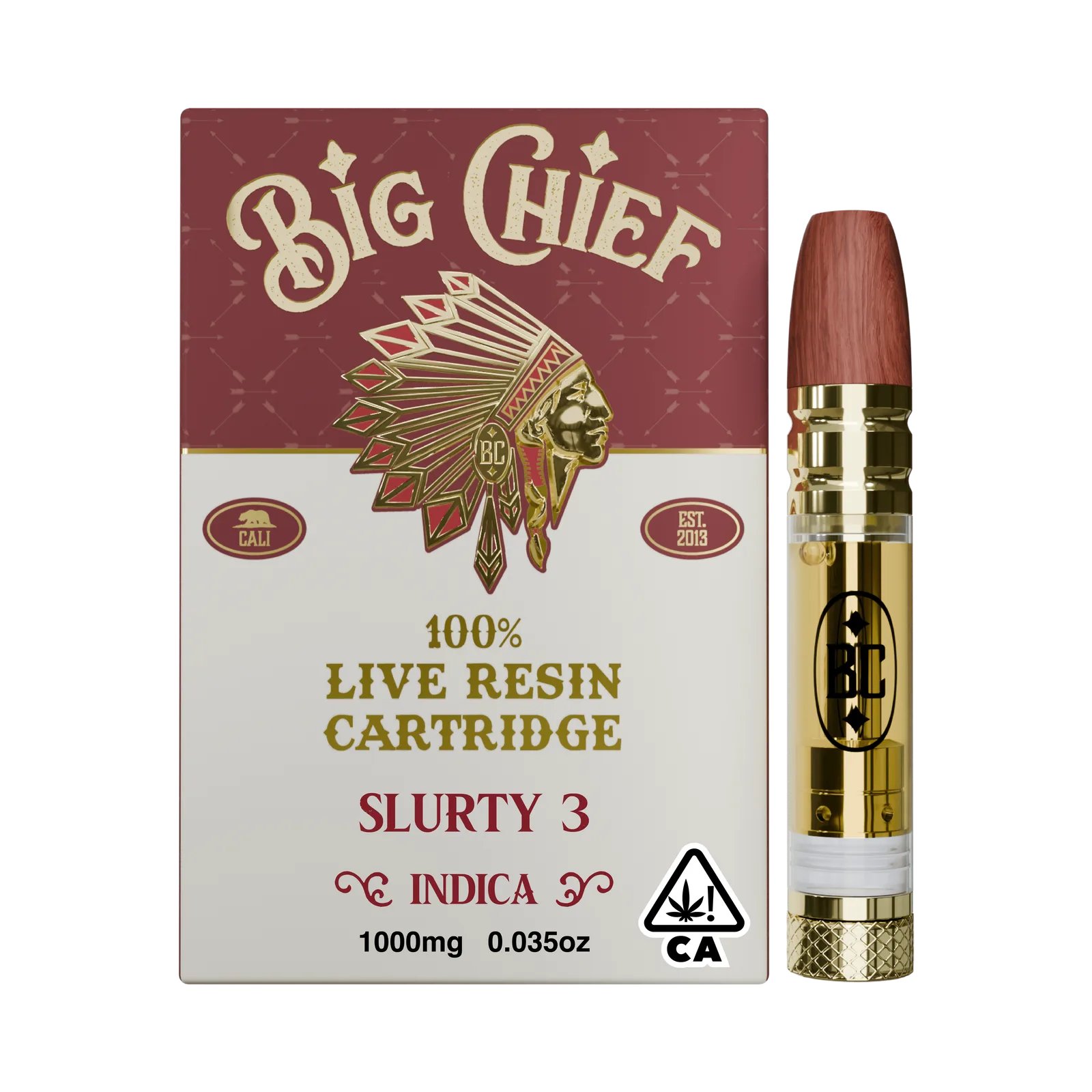 SLURTY 3 - 1G 100% Live Resin Cartridge