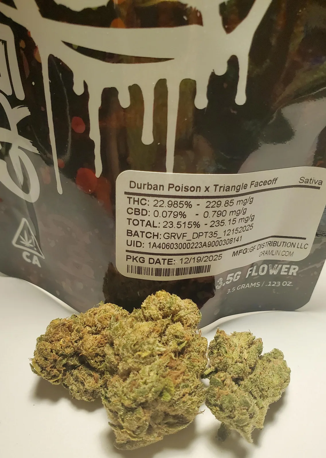 Durbon Poison X Triangle Faceoff 3.5gs