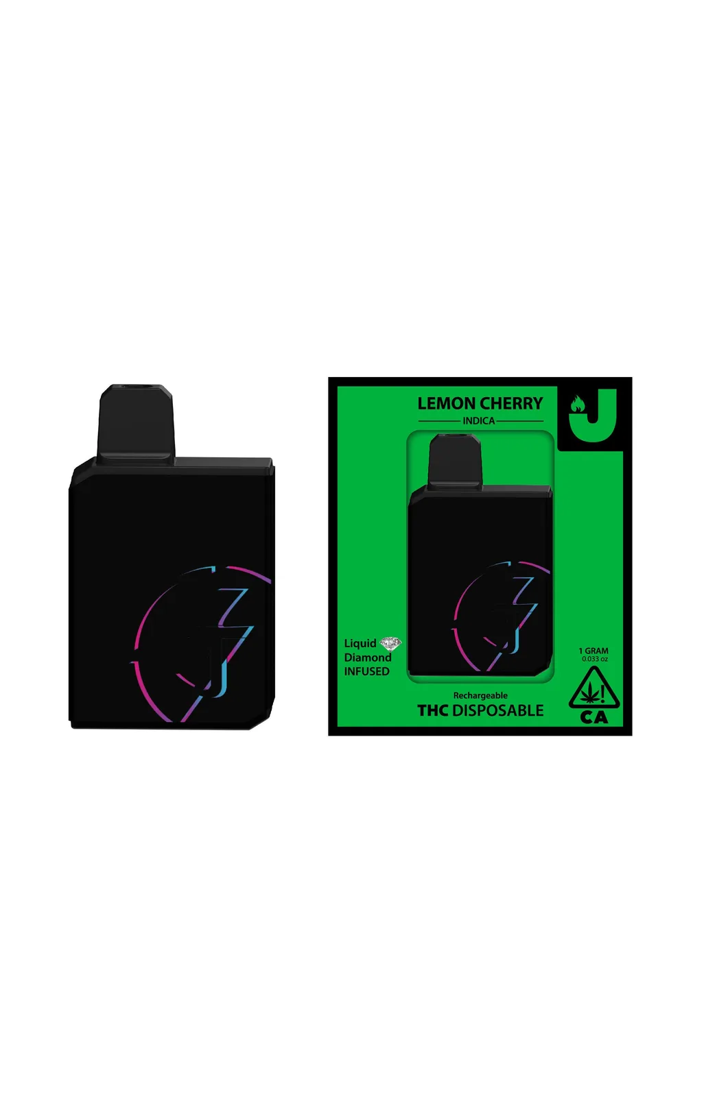 Lemon Cherry 1g Liquid Diamonds Disposable