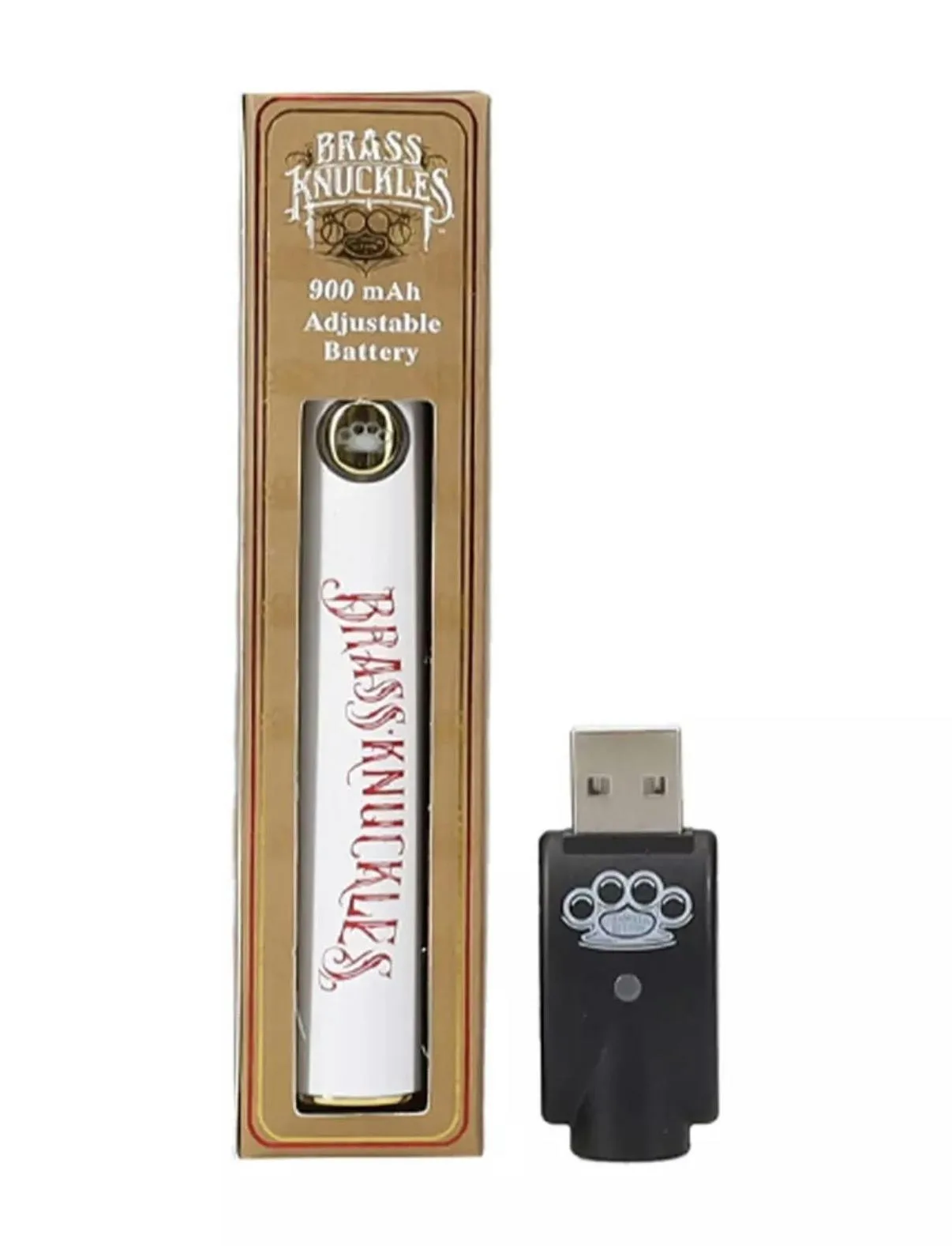 510 Thread Battery 900mAh - White