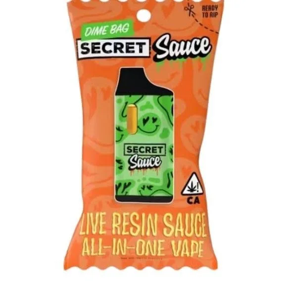 Dime Bag- Zeclair Live Resin Sauce AIO 1g (H)