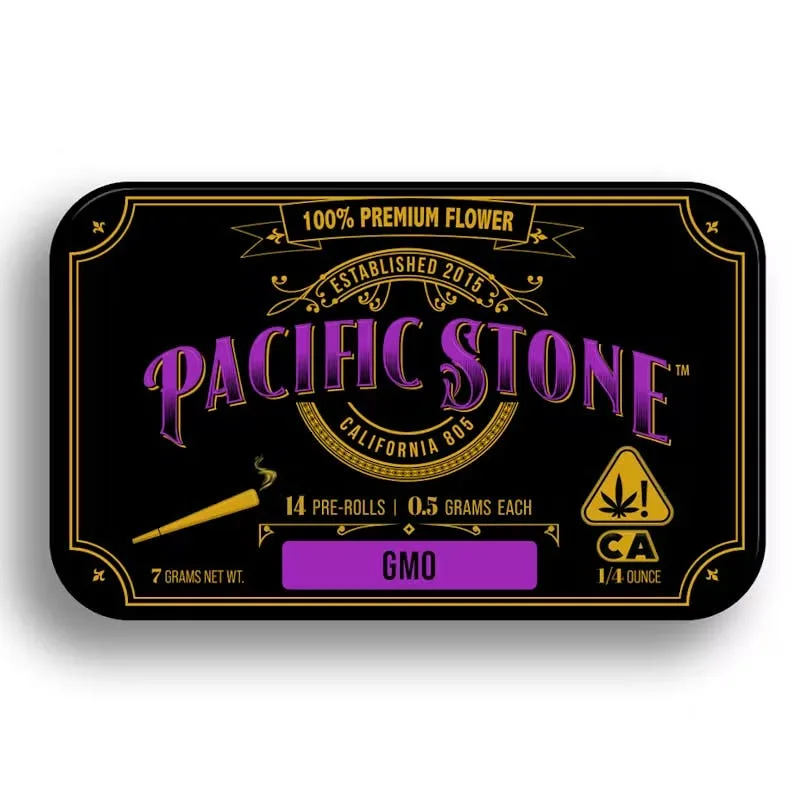 Pacific Stone | Pre Roll Pack | GMO | [7g]14pk | Indica