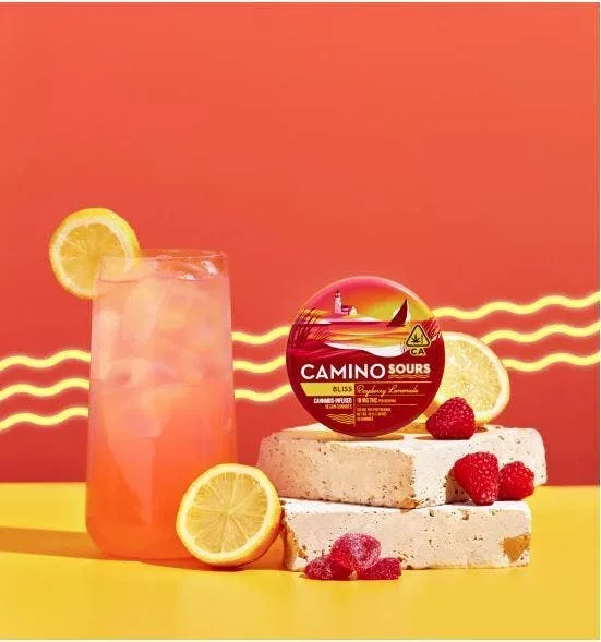 Kiva Camino Gummies Sour Raspberry Lemonade