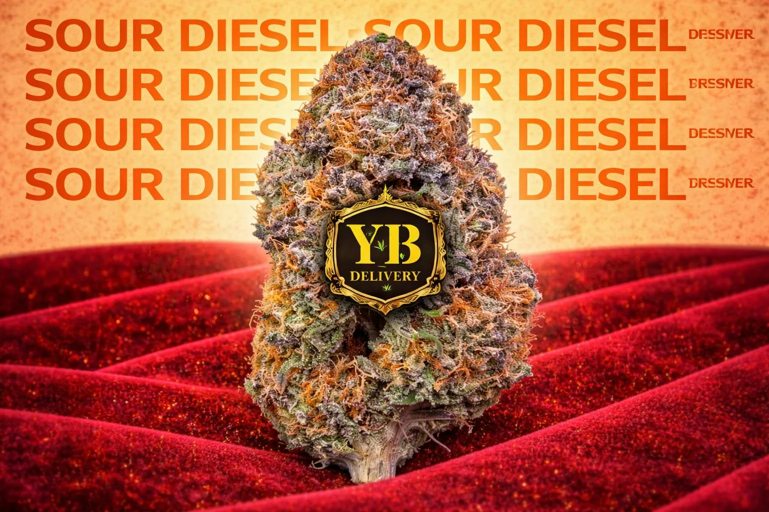 YB | SOUR DIESEL 34.76% (3,5G PREMIUM FLOWERS).SATIVA