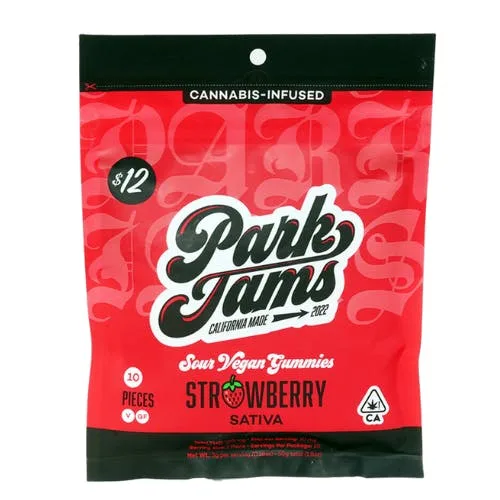 Park Jams • Good Vibes Strawberry Gummies | SATIVA | NATURAL VEGAN