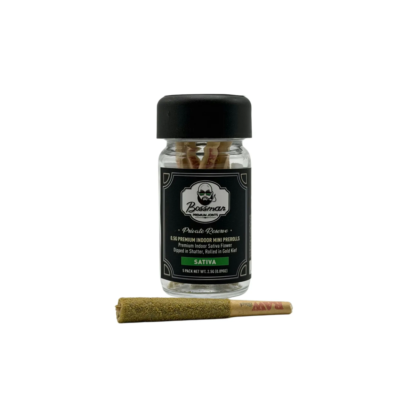 BOSSMAN MINI JOINTS-PRIVATE RESERVE- SATIVA [KIEF]