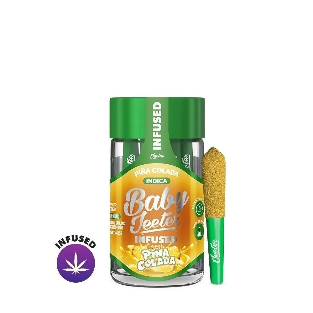 Jeeter | Pina Colada | Baby Infused Minis | 0.5g each | 5pk