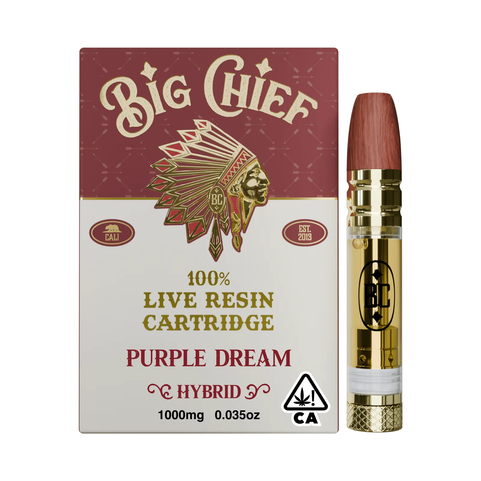 PURPLE DREAM - 1G 100% Live Resin Cartridge