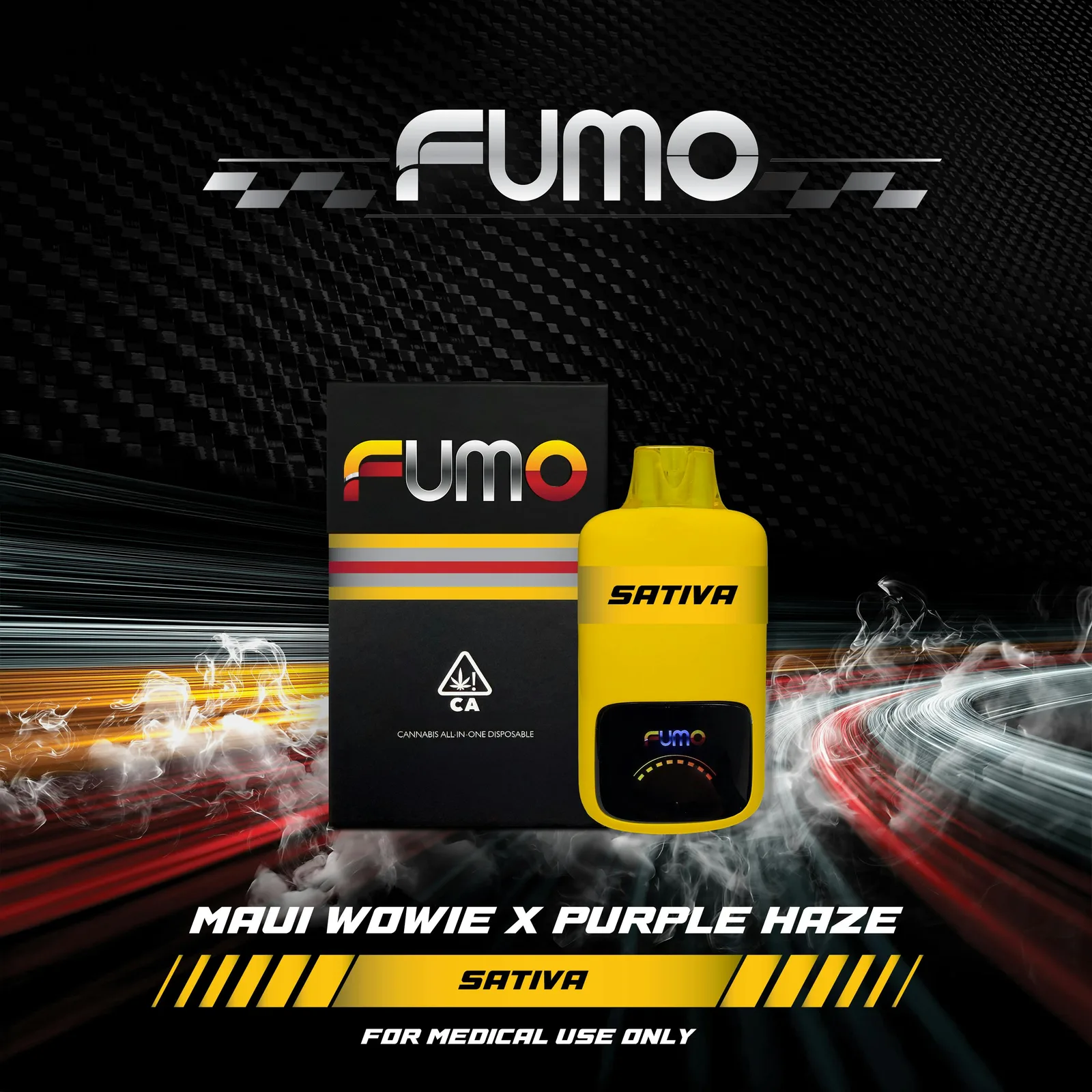 FUMO- MAUI WOWIE X PURPLE HAZE- Liquid Diamond/Live Resin 2g