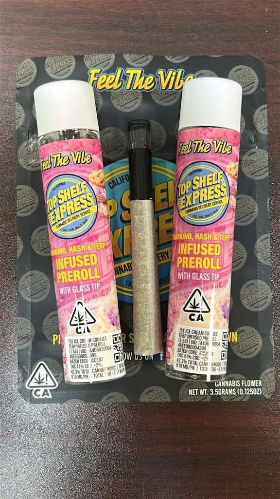 Top Shelf Express Glass Tipped Ice Cream Cookies (1.5g)
