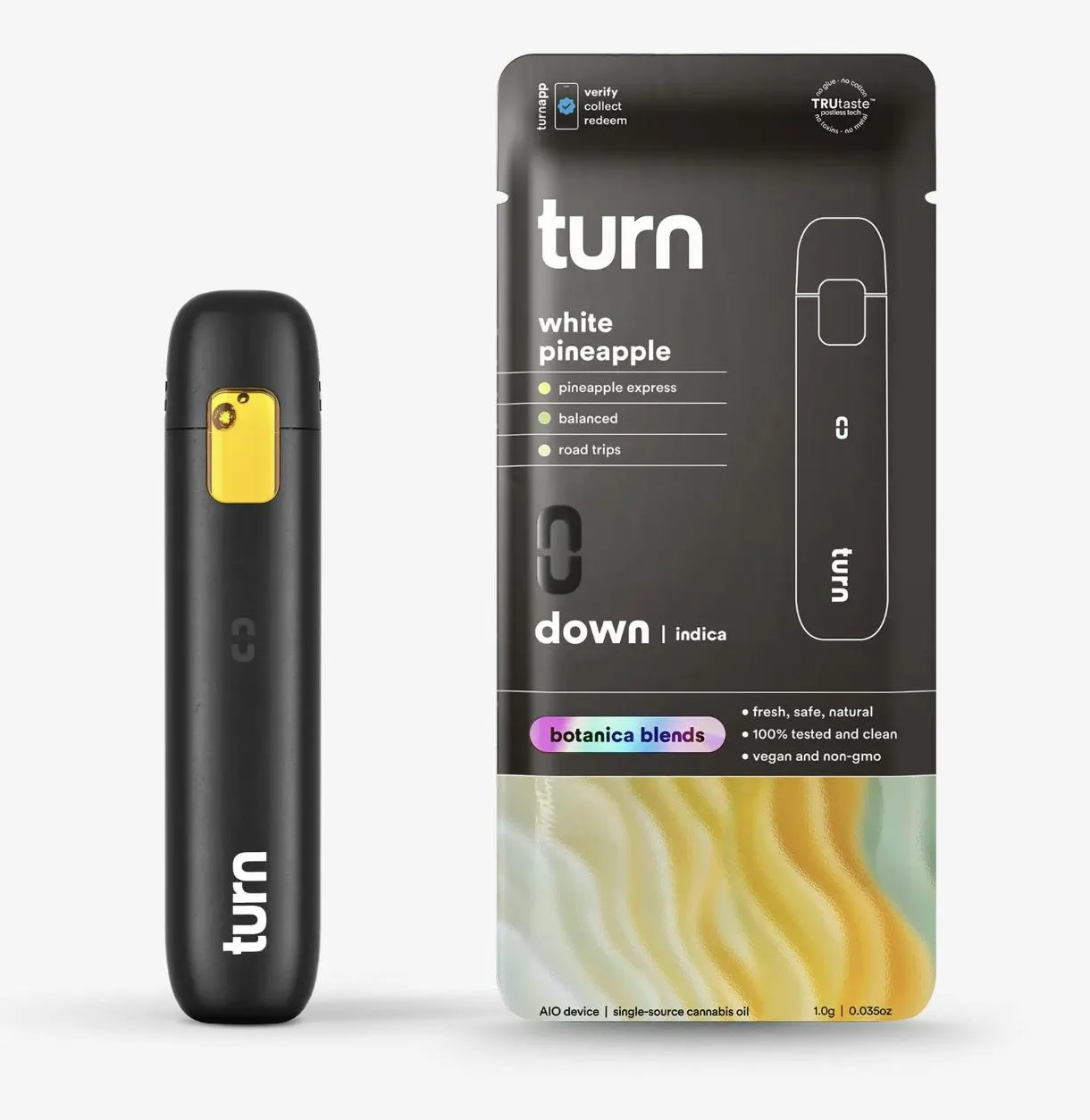 Turn | White Pineapple | Disposable | 1G
