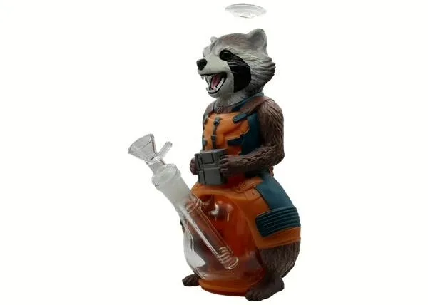 11” Inch Bong - Racoon
