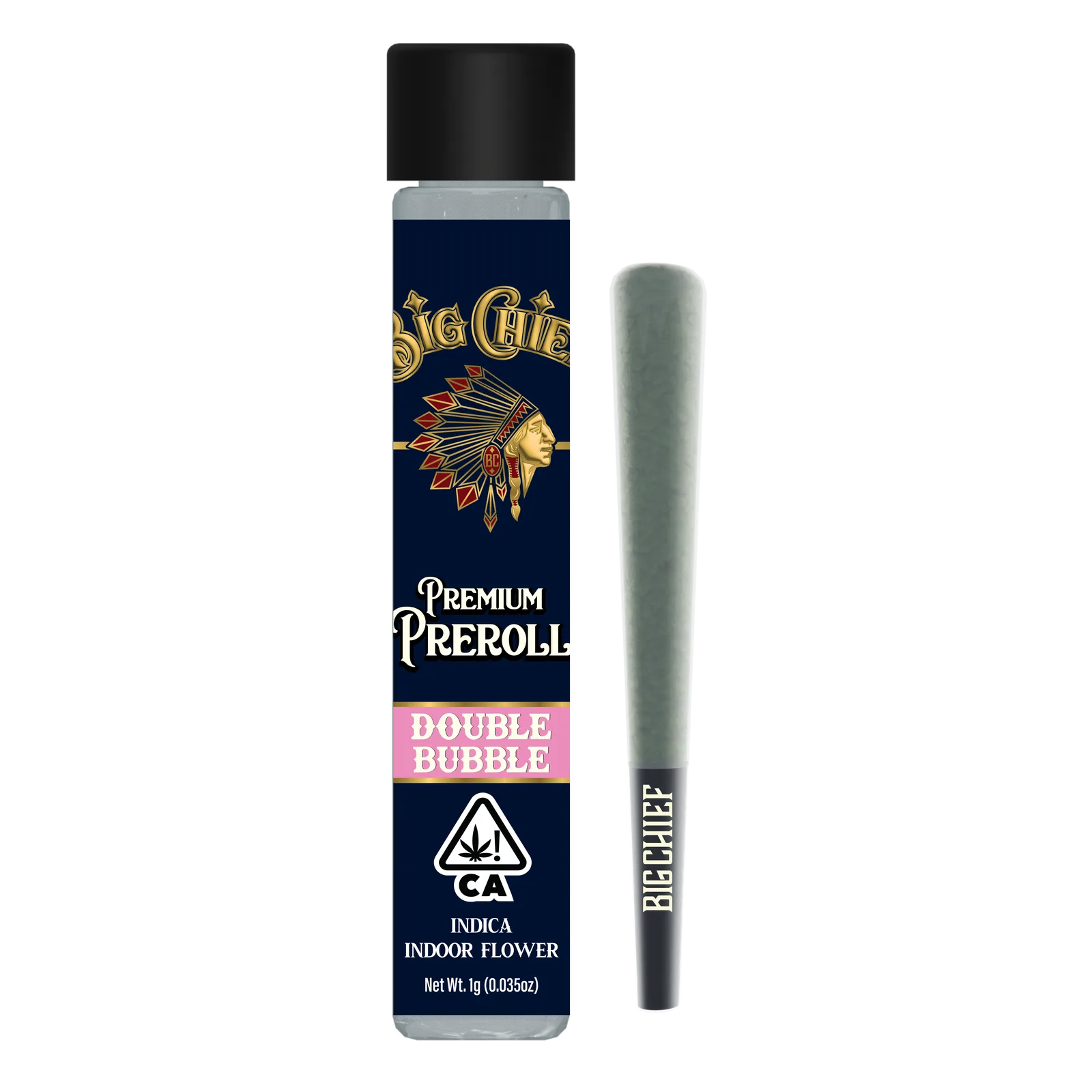 Big Chief Preroll 1g - Double Bubble