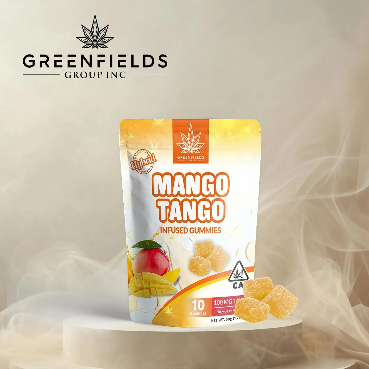 Mango Tango — 100MG THC Infused Gummies / Hybrid