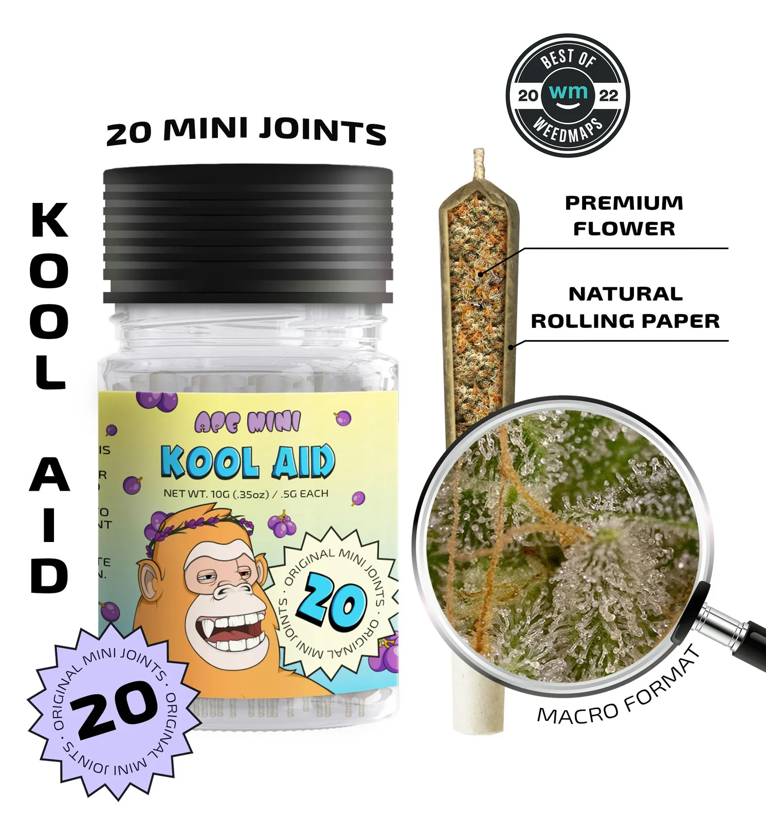 Kool Aid — 20 original mini joints (10g | 0.5g each)