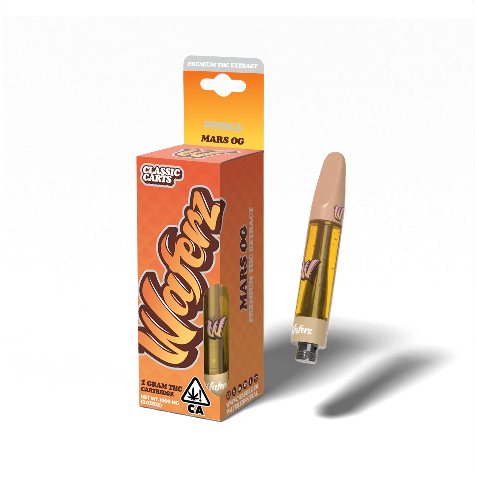 Waferz Classic Carts: Mars OG (1g)