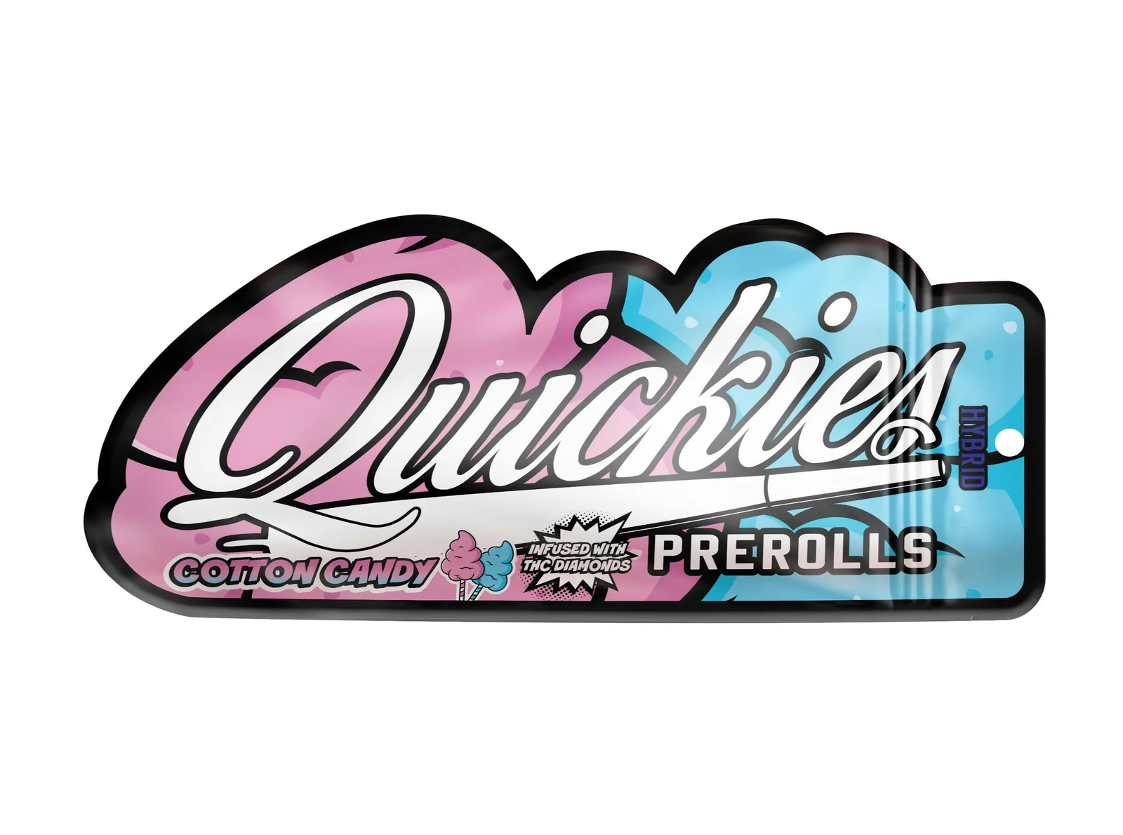 Quickies Prerolls | Infused Cotton Candy 1g