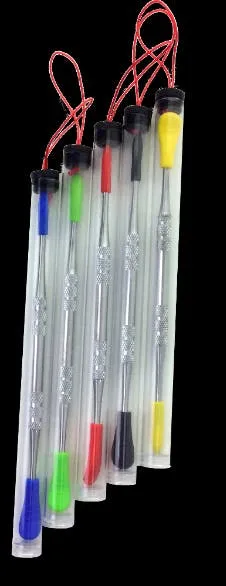 5 IN METAL DABBER w SILICONE TIPS IN PLASTIC CASE