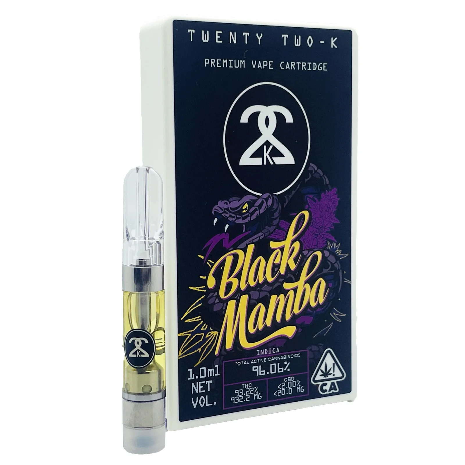 22K - Black Mamba - Cartridge - 1.0ml