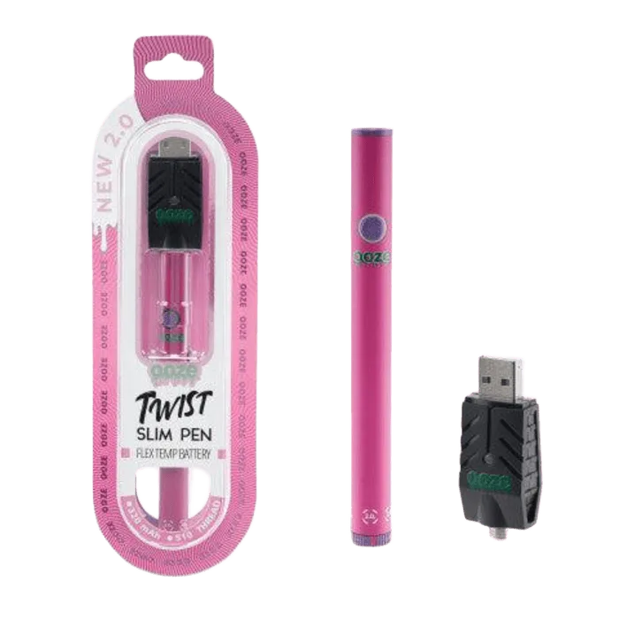 Ooze Slim Twist Pen 2.0 - Atomic Pink