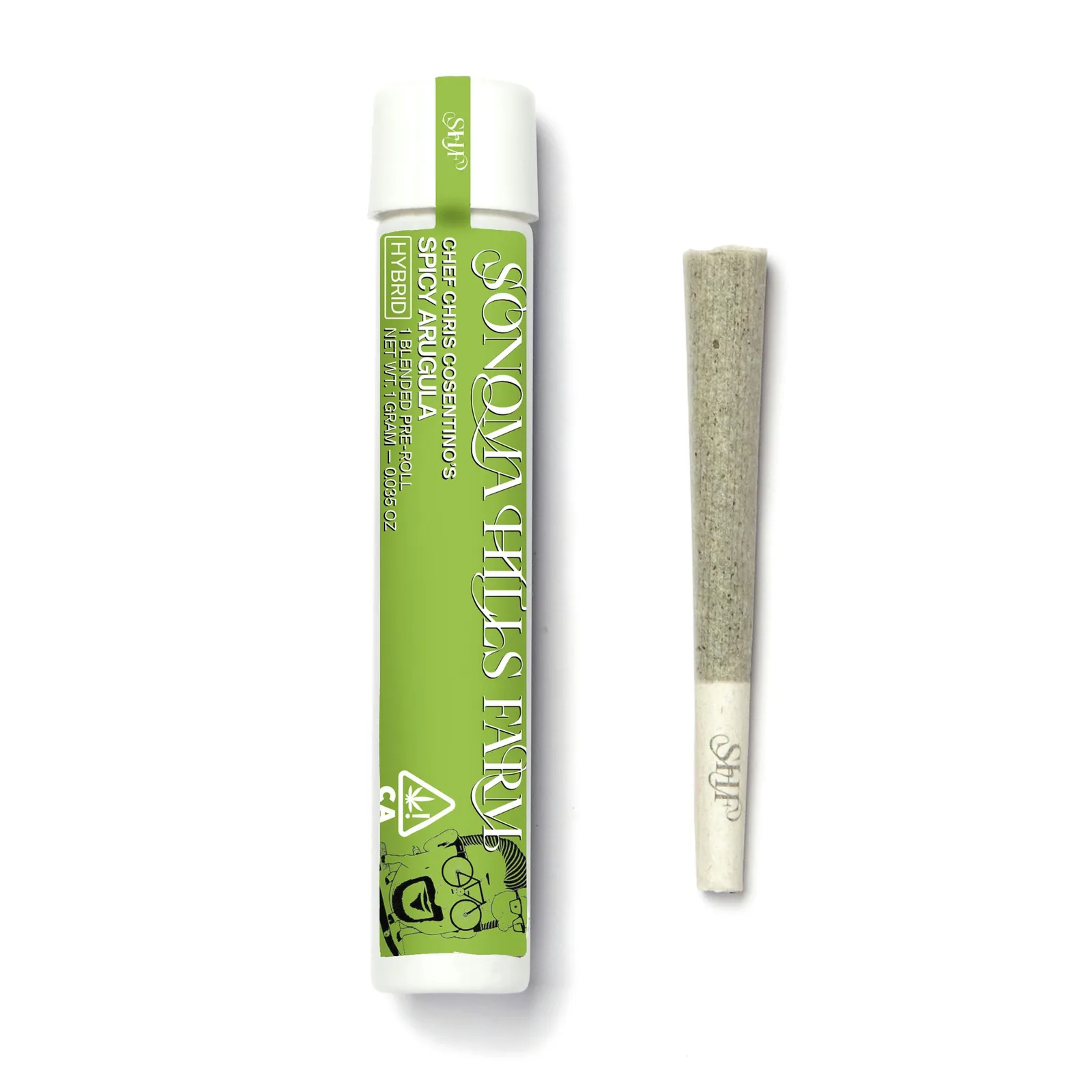 Spicy Arugula Blend (CBD x CBG x THC) - 1g Pre-Roll