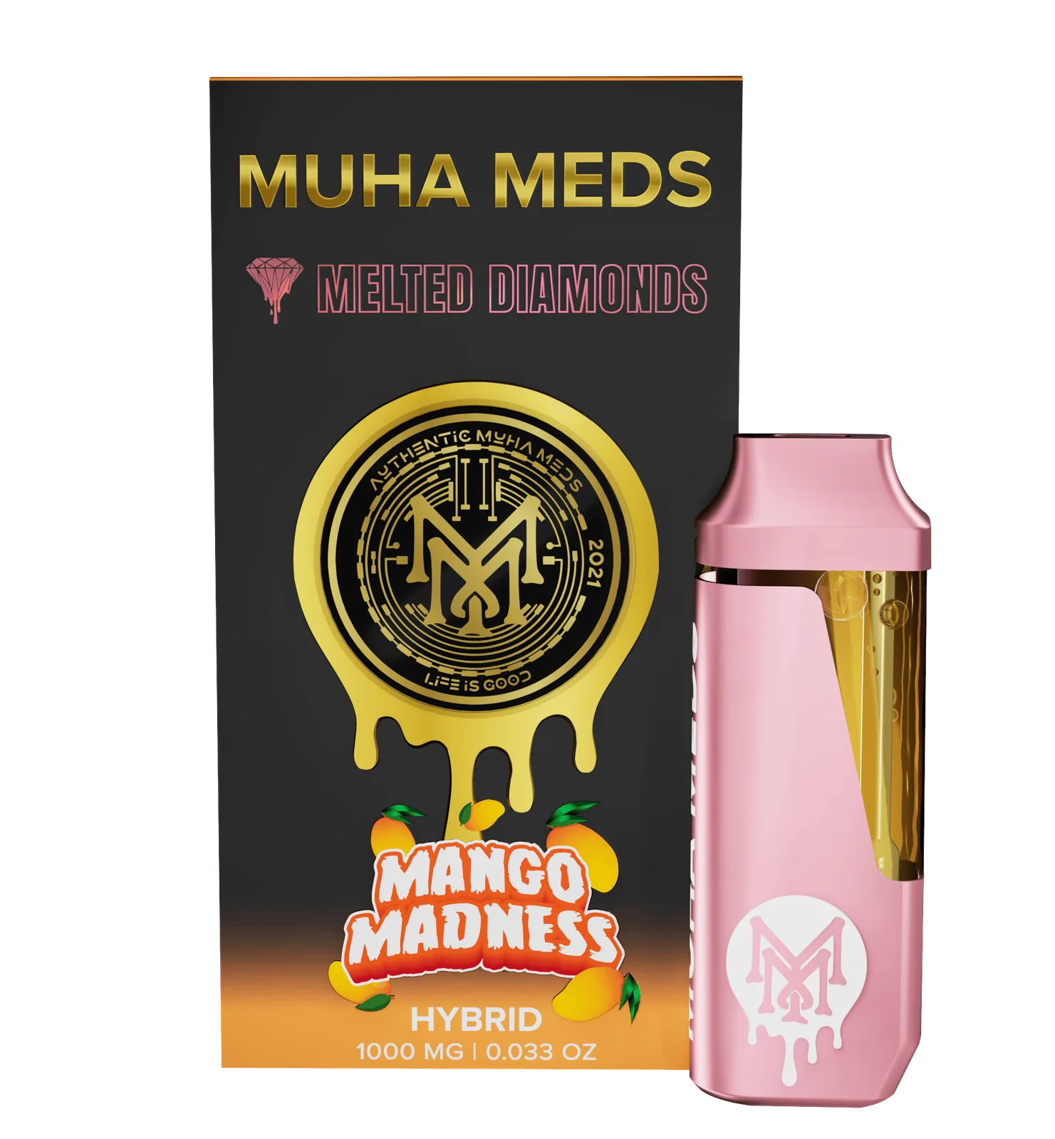 Muha Meds | Mango Madness | Melted Diamonds Disposable | 1g