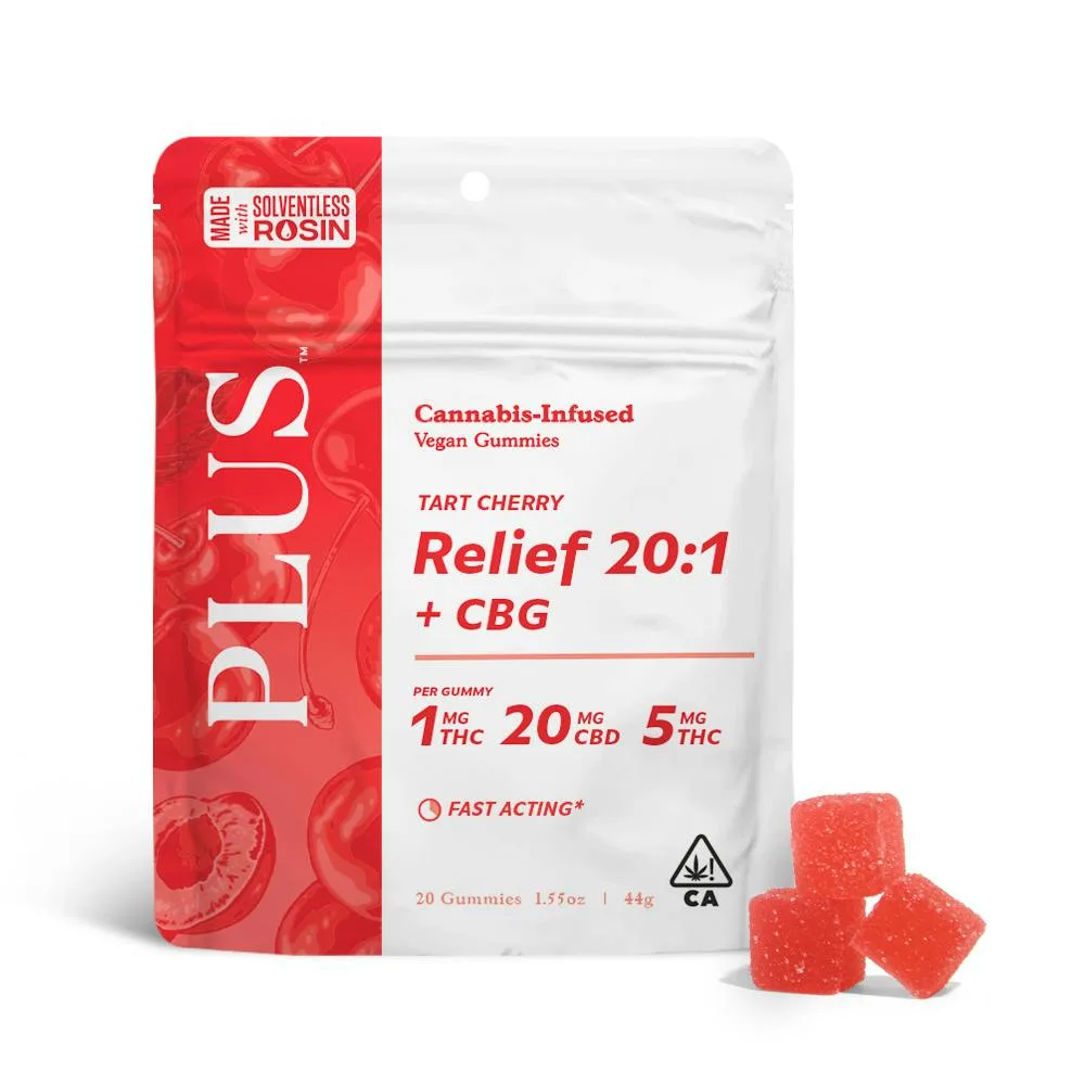 Tart Cherry Relief 20:5:1 Gummies [Solventless Rosin]
