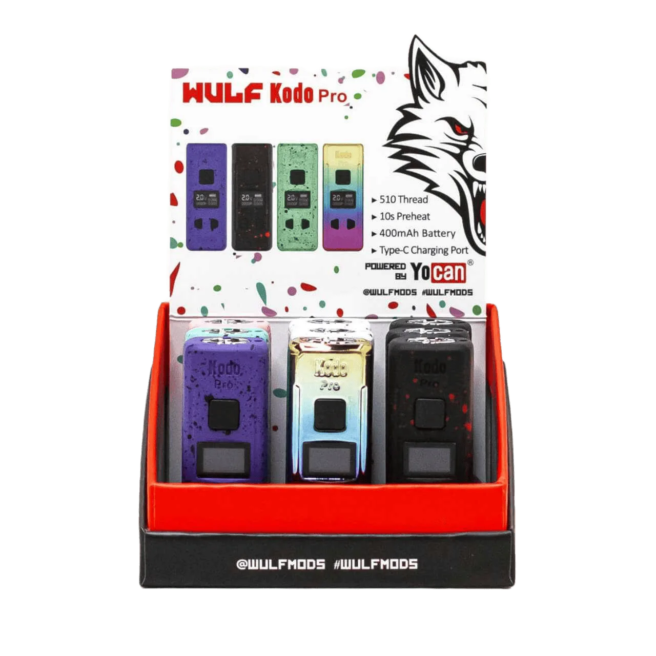 WULF KODO PRO 510 THREAD BATTERY - ASSORTED