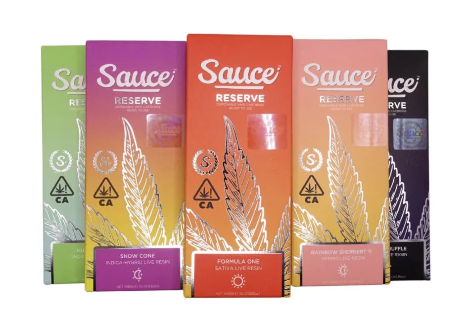 Sauce | Reserve | Formula One | Live Resin Disposable | 1g