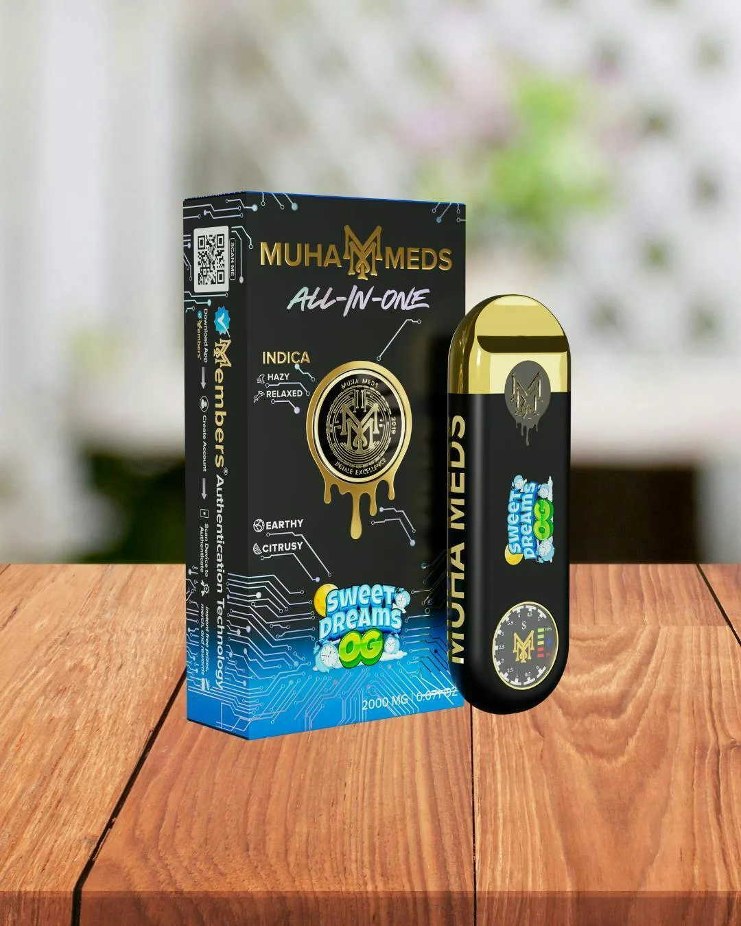 Muha Meds | Sweet Dreams OG | Disposable | 2g