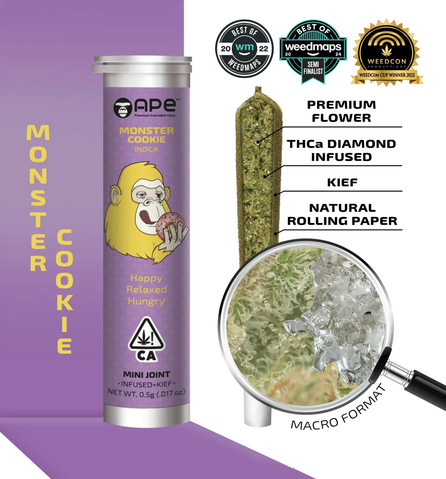 MONSTER COOKIE - Infused Joint 0.5g