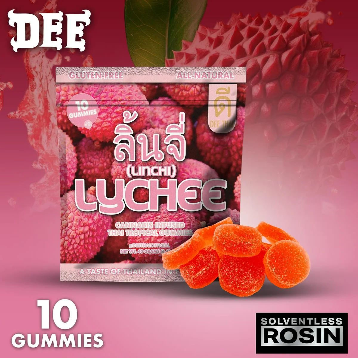 Dee Thai | Lychee | Gummies