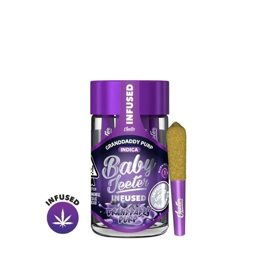 Jeeter | Granddaddy Purp | Baby Infused Minis | 0.5g each | 5pk