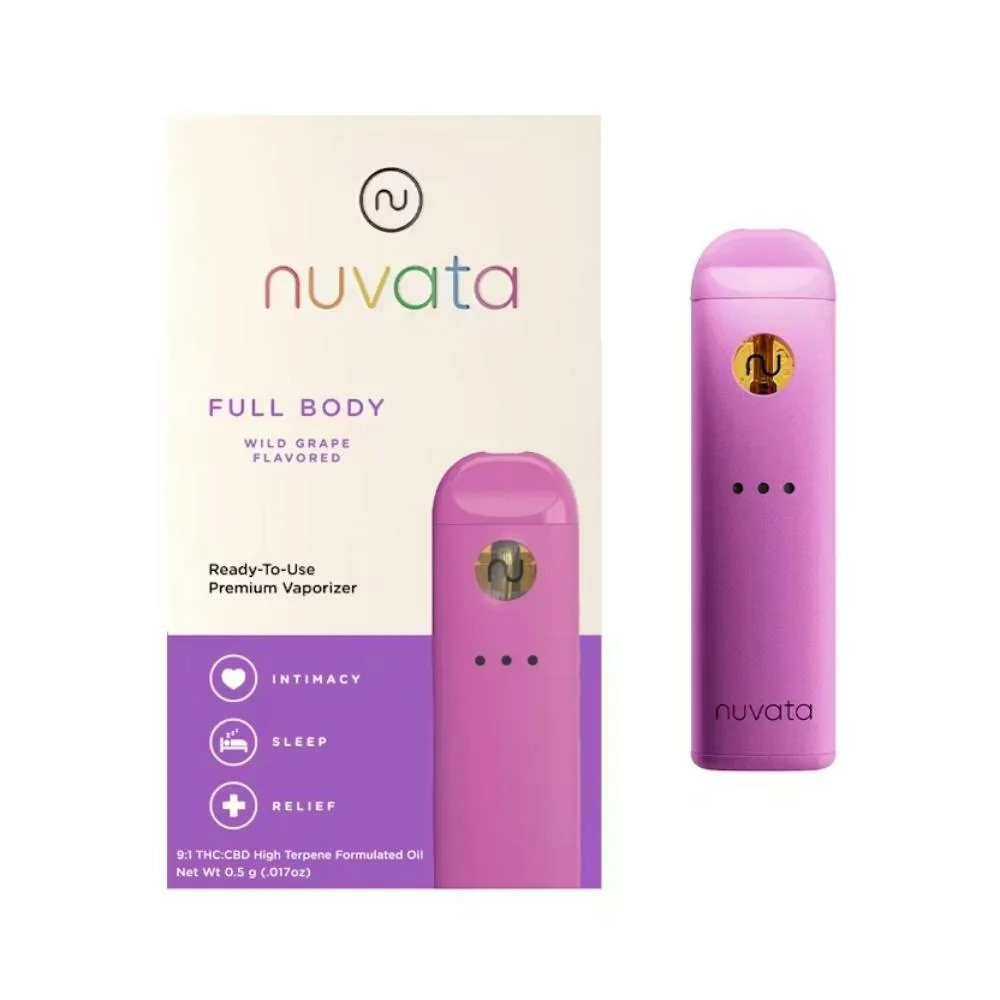 Nuvata Wild Grape Full Body 9:1 THC:CBD (I) AIO 1g