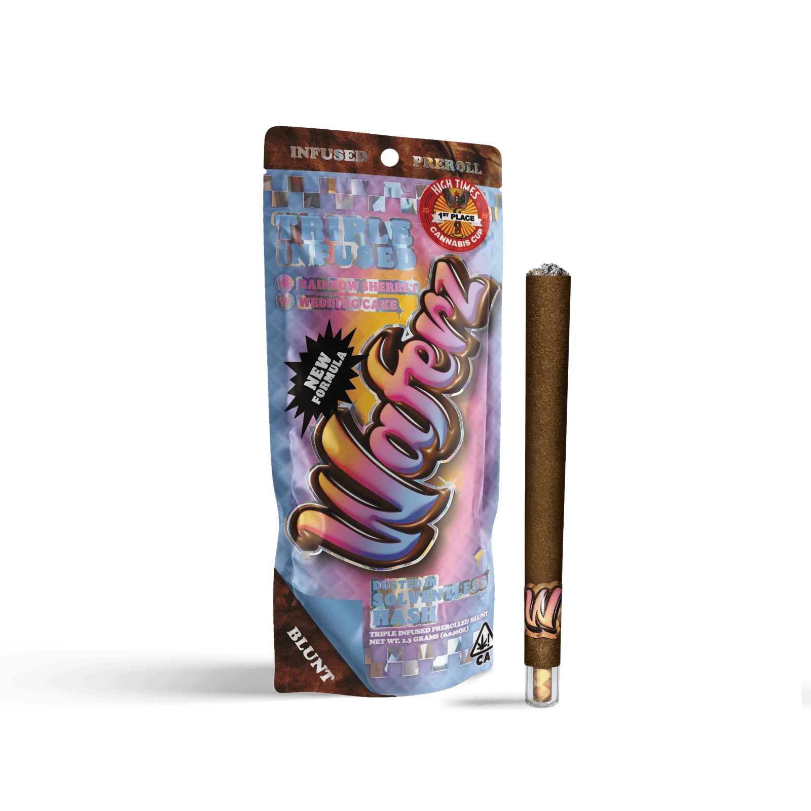 Waferz Triple Infused Blunt: Rainbow Sherbet x Wedding Cake (1.3g)