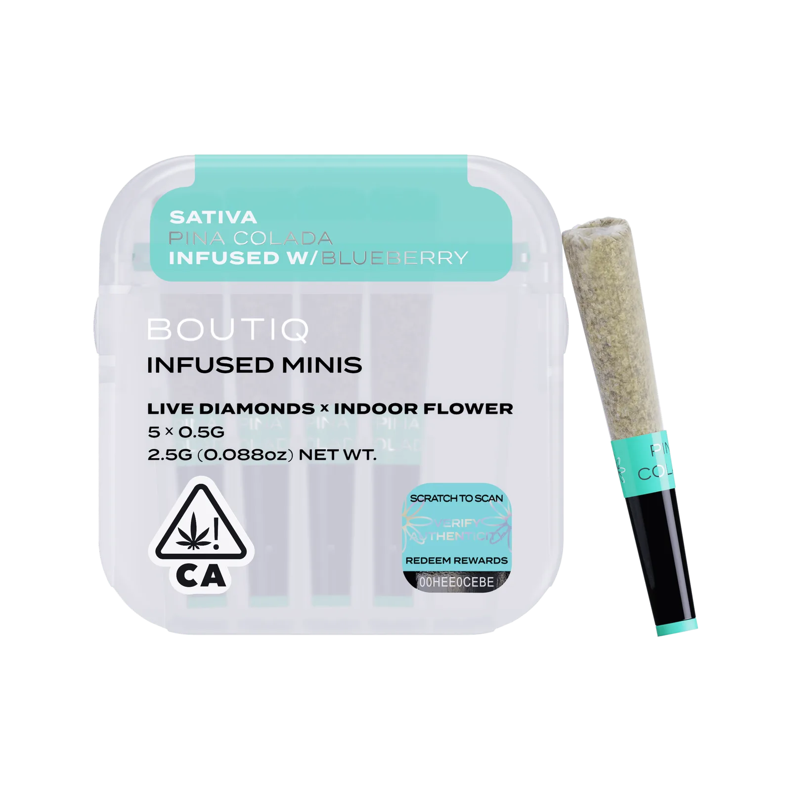 Boutiq | Pina Colada x Blueberry Diamonds | Infused Minis | 5pk