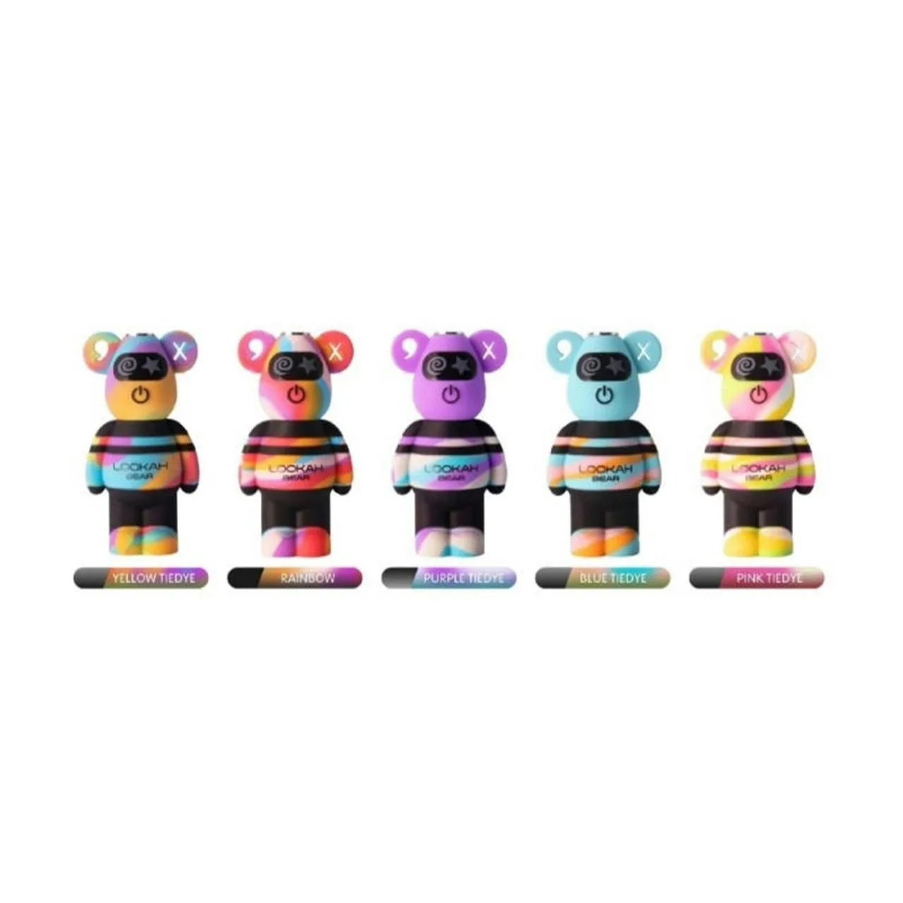 Lookah- Multi Color Bear Battery