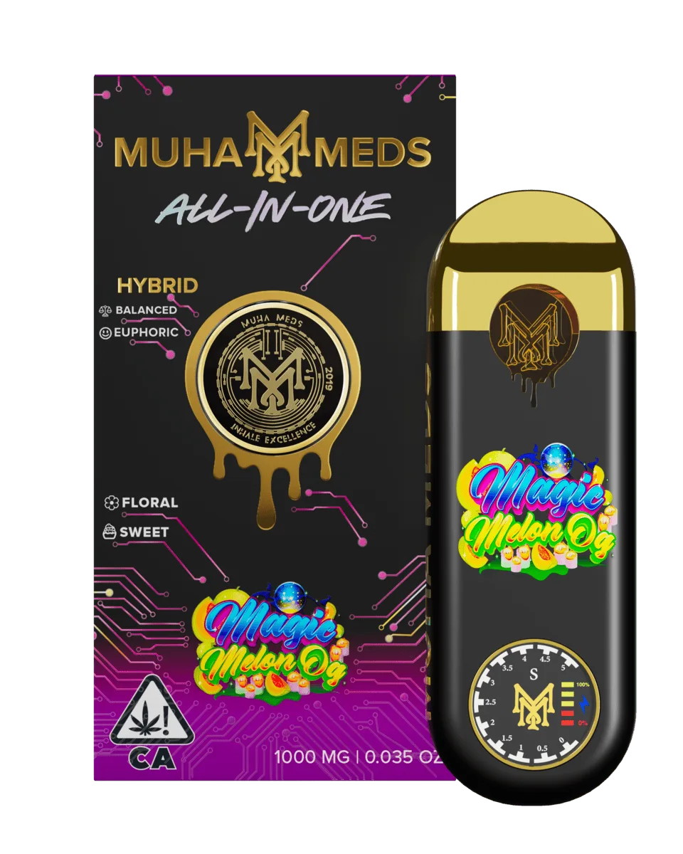 Muha Meds | Magic Melon OG | 3rd Gen Disposable | 1g