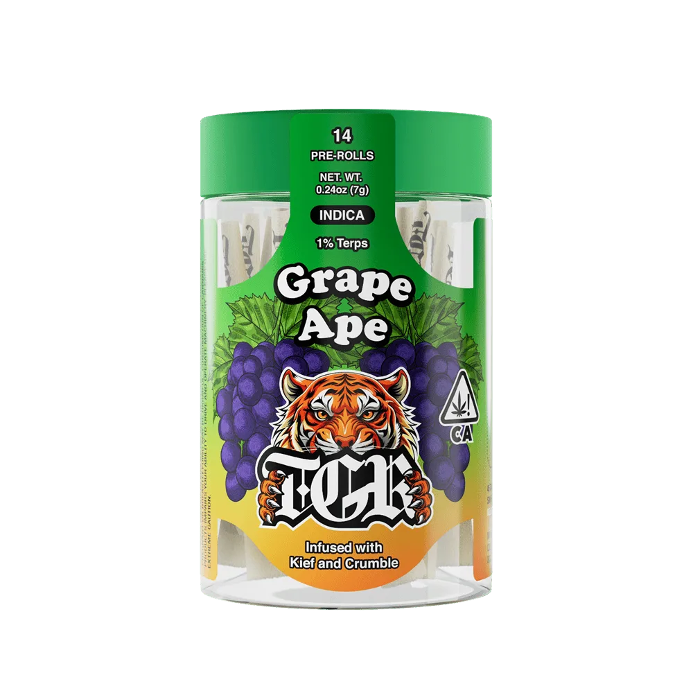 TGR | Grape ape | Infused Pre Rolls 14pack | 7g