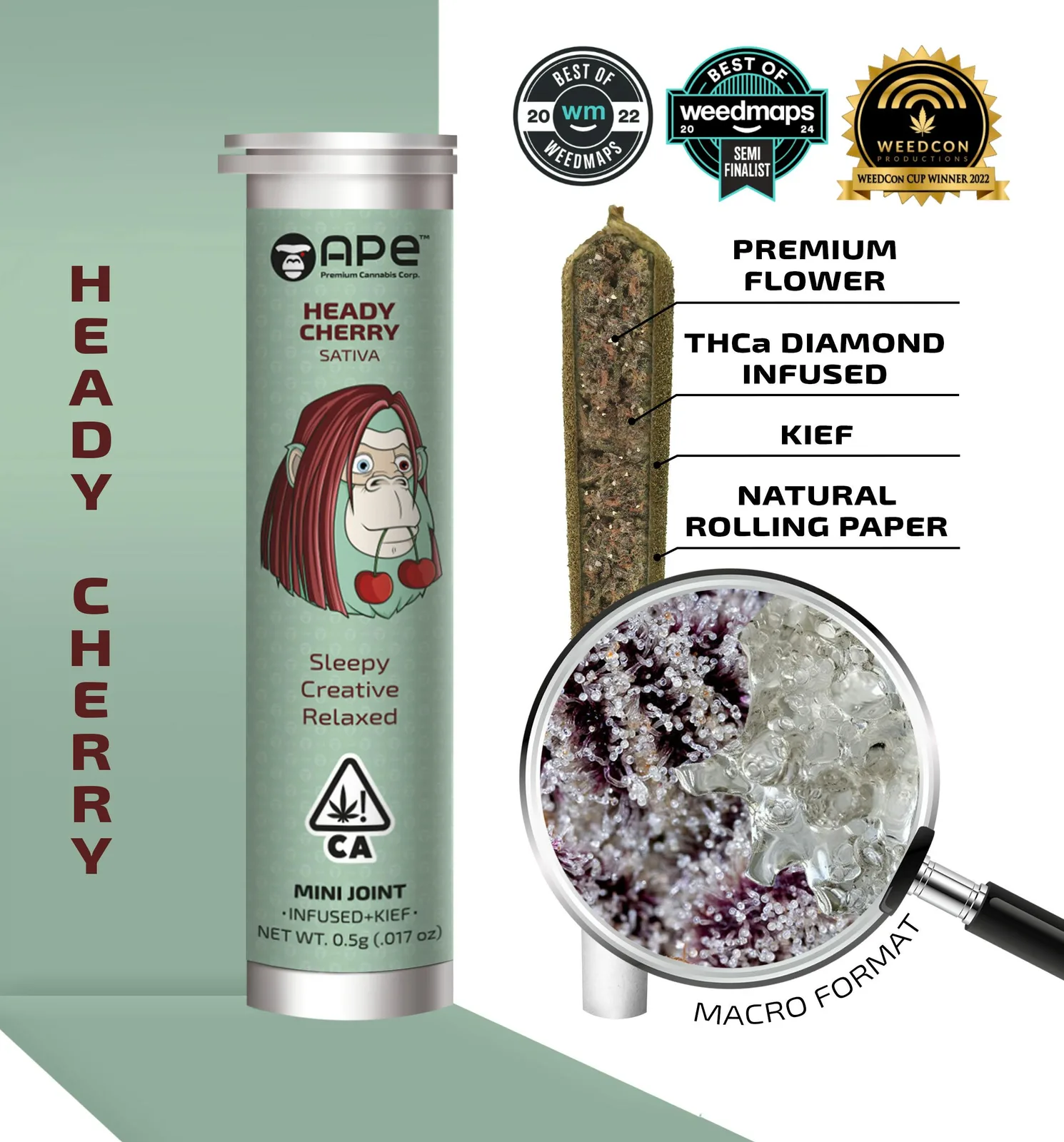 HEADY CHERRY — Infused Joint 0.5g