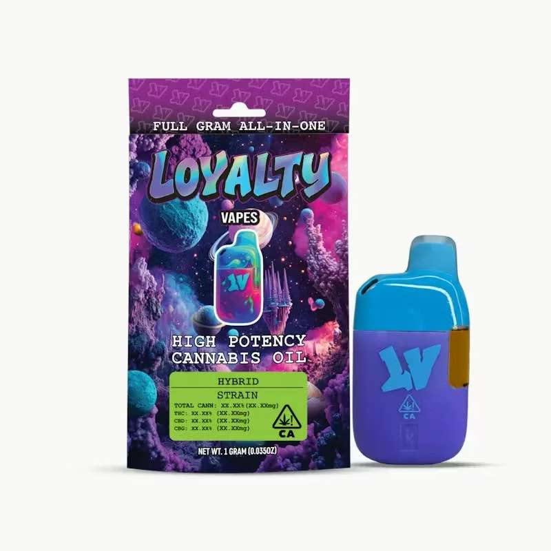Loyalty | HPCO | 1g All-in-One Vape | Passionfruit Pleaser (H)