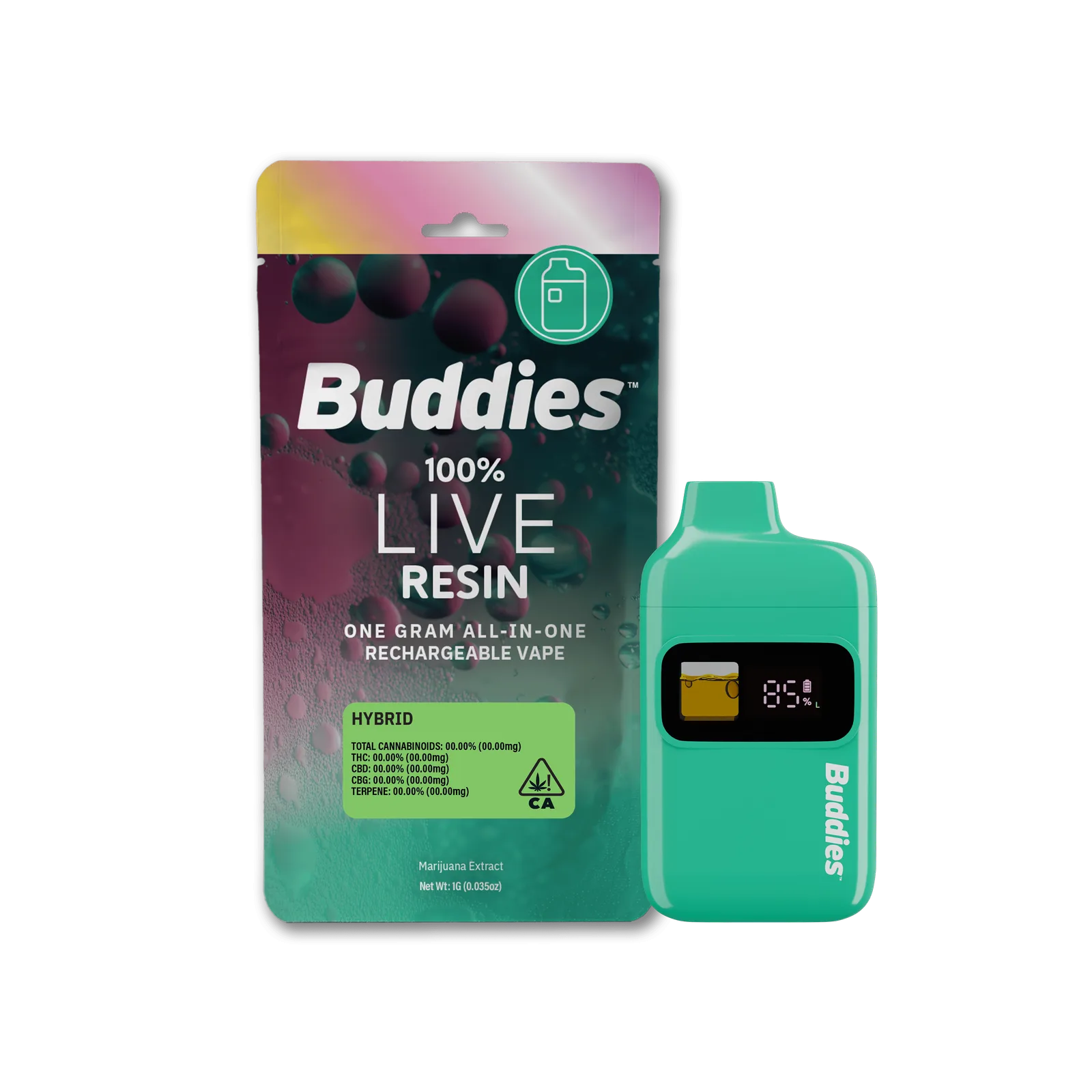 Live Resin | 1g All-In-One Vape | PALM | Purple Ice Water (H)