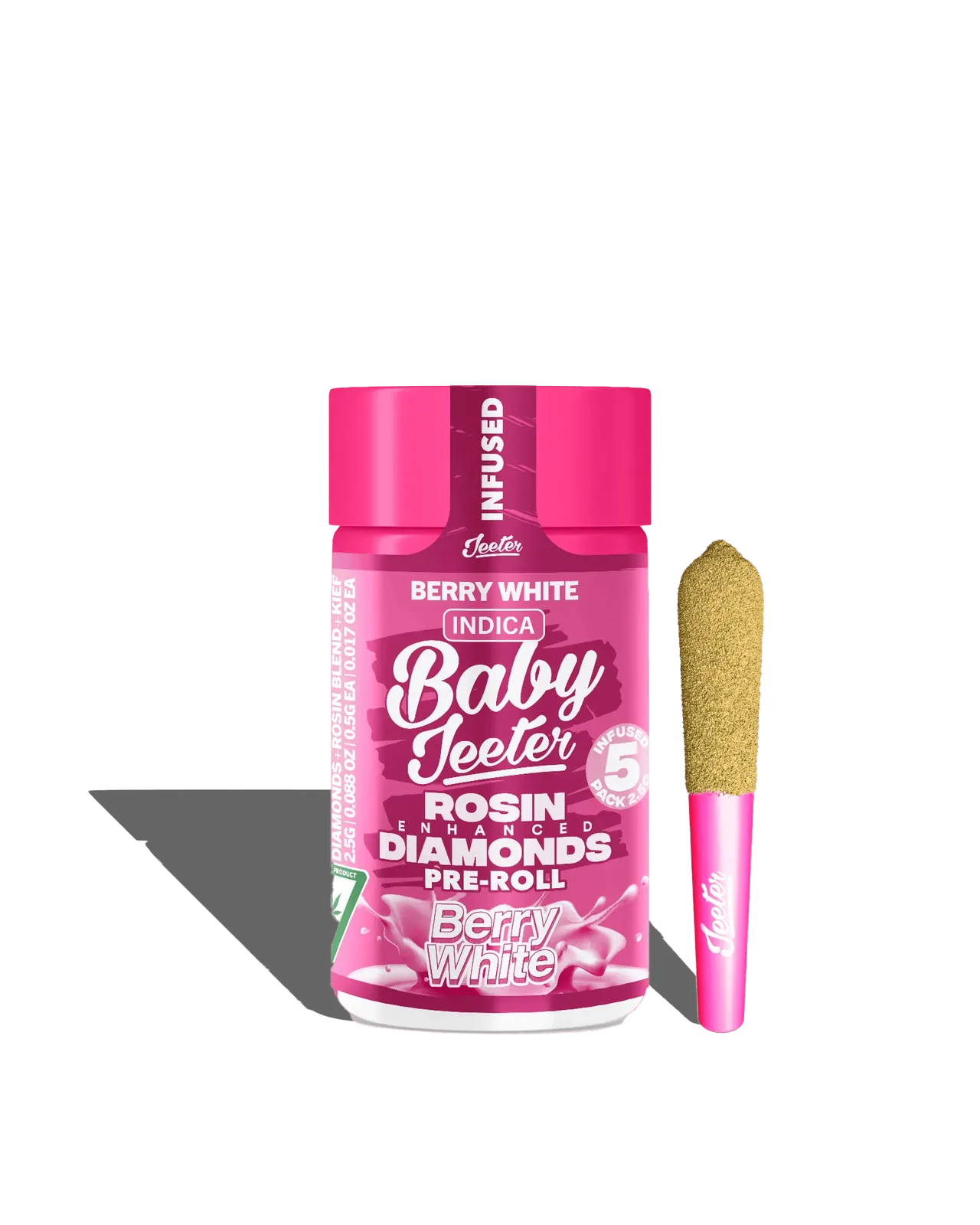 Jeeter | Berry White | Quad-Infused Minis | 0.5g each | 5pk