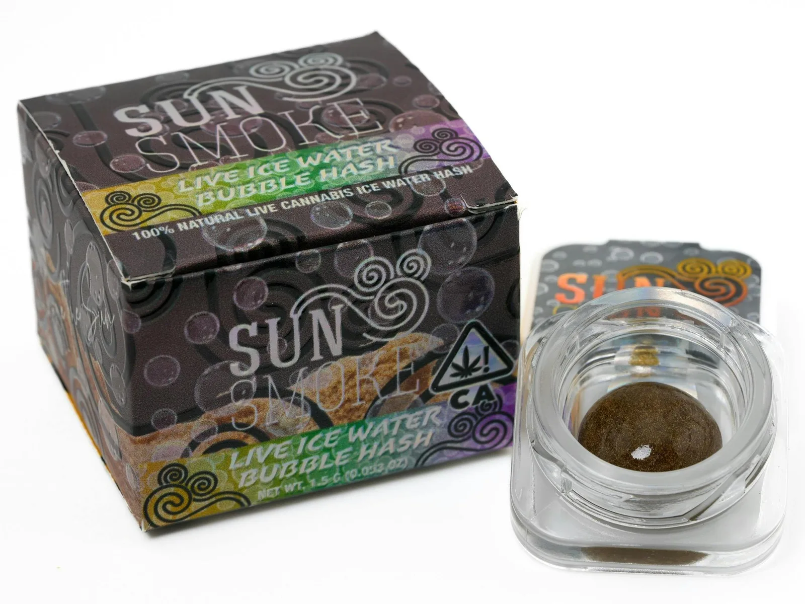 SunSmoke | Purple Sherb | Ice Live Water Bubble Hash | 1.5g