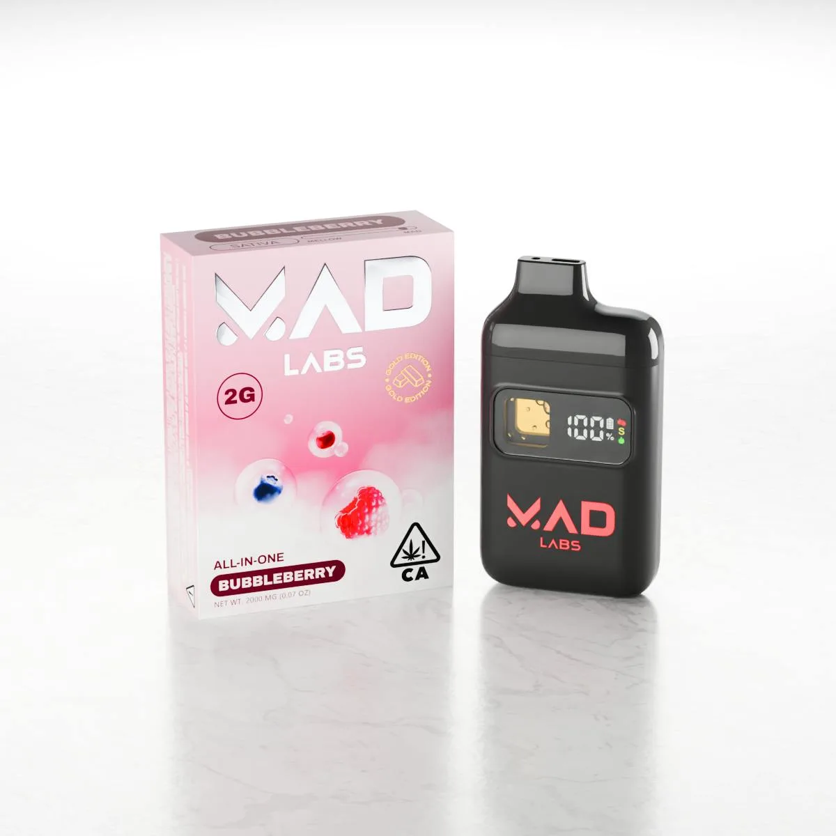 Mad Labs - Bubbleberry - All-in-One Gold Edition 2G
