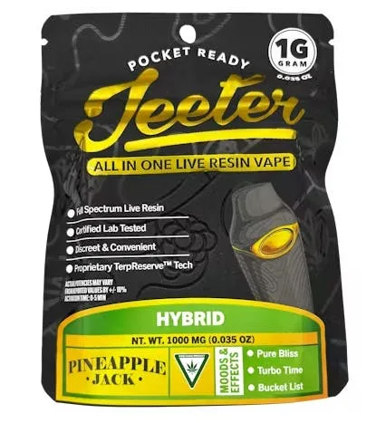 Jeeter - AIO - Live Resin - Pineapple Jack - 1G