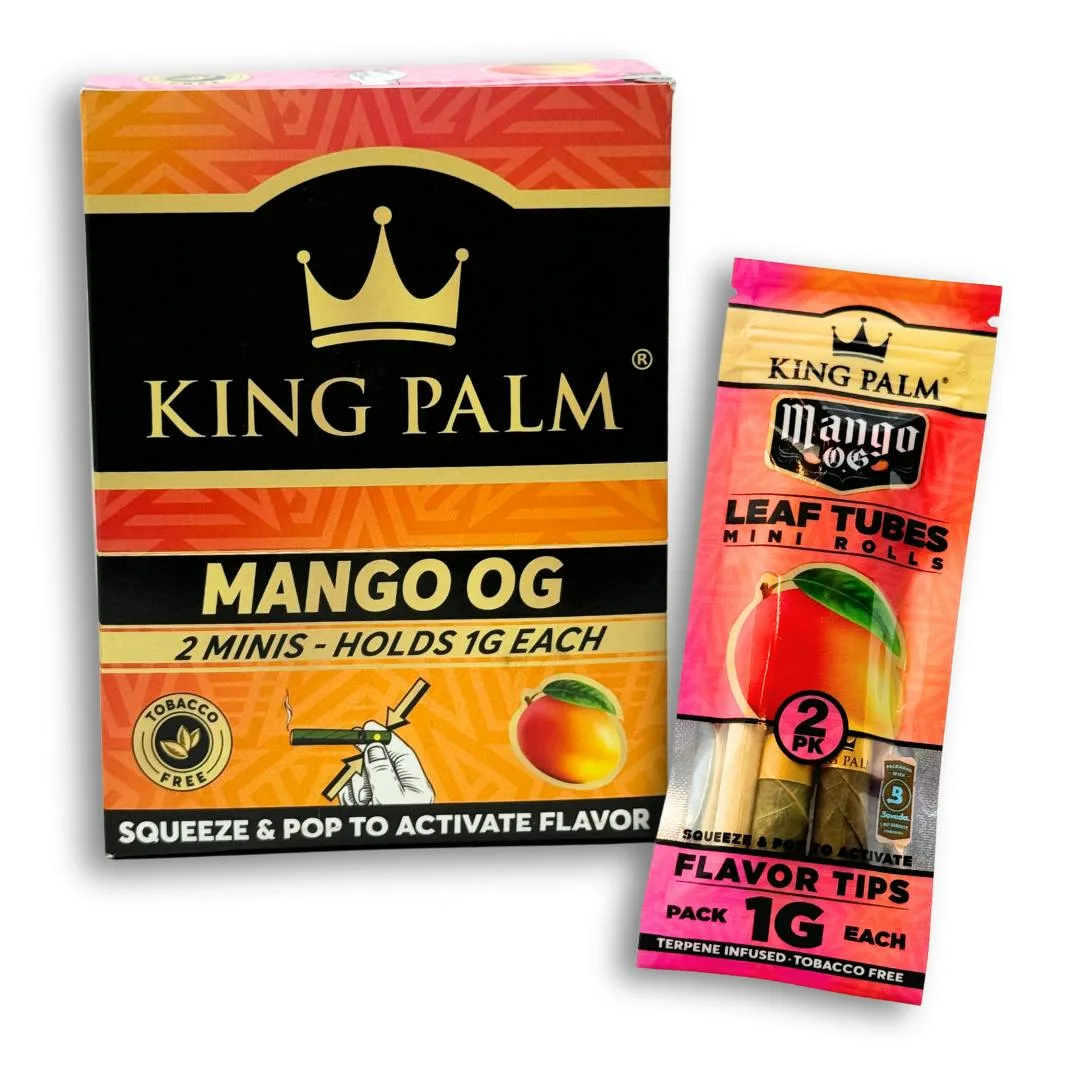Kolas King Palm Mini Blunt Wraps 2pk Mango OG