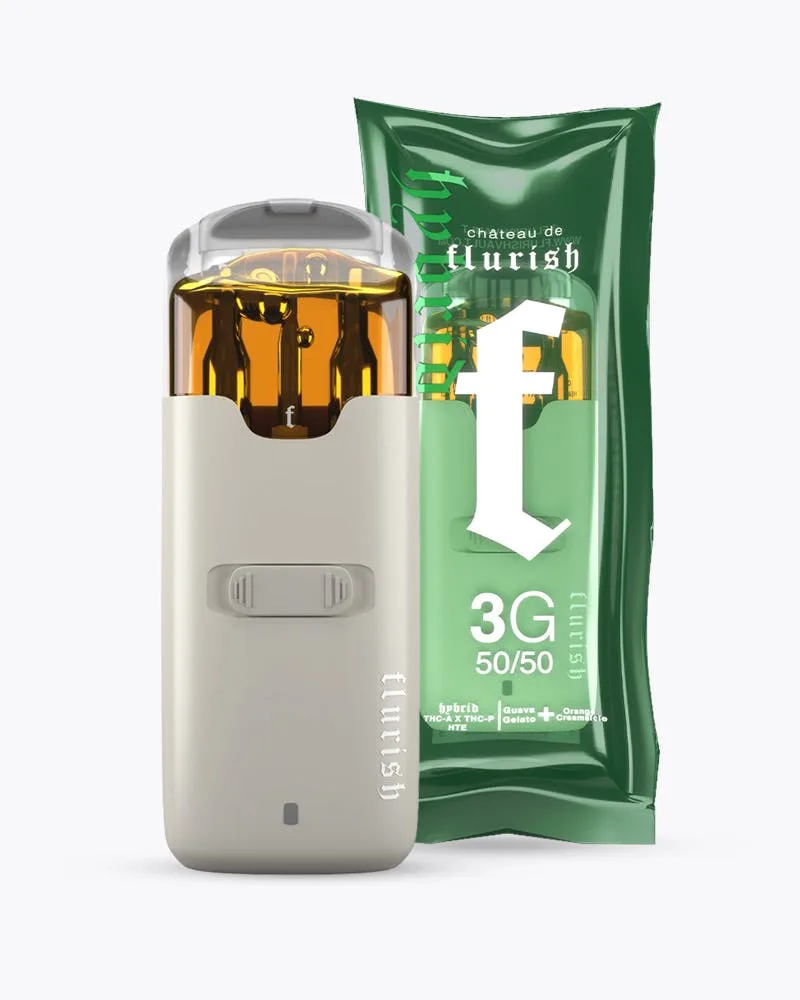 Flurish | Guava Gelato x Orange Creamsicle - 3g Dual Switch Flavor THCa All-In-One